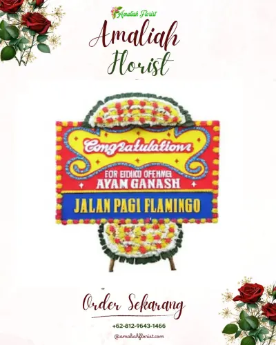 Bunga Papan Congratulation di Buanajaya